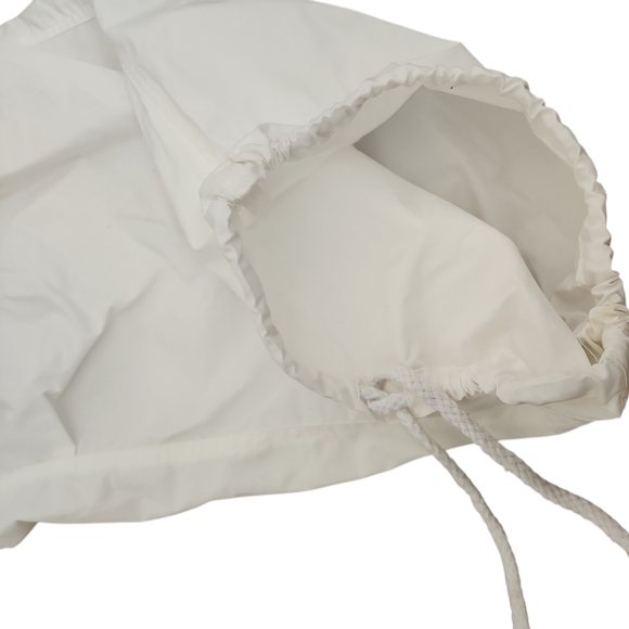 NEW Edikted Parker Nylon Cargo Pants Medium/Large White Parachute Streetwear NWT - Picture 10 of 15